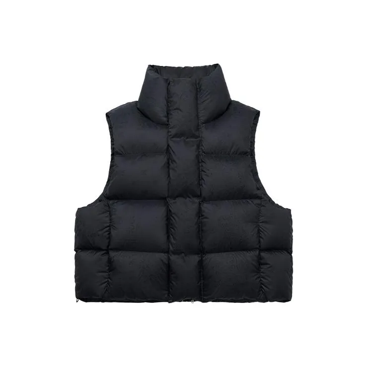XVESSEL Vests Unisex Black Down Vests Y24X702B-0