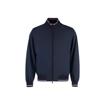 Paul & Shark Stripe Detailing Zip Jacket