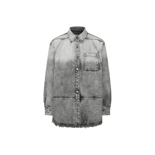 VANN VALRENCÉ Denim Jacket Unisex Mountain Stone Gray