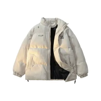 YOSICIL Puffer Jacket Unisex Light Gray
