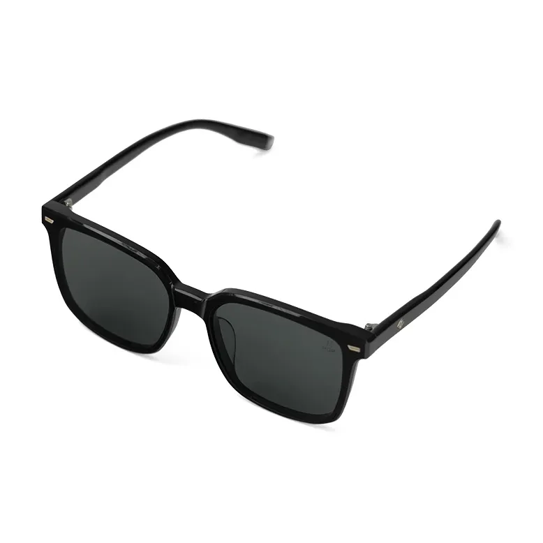 HELEN KELLER Plate Frame Square Sunglasses Unisex-3