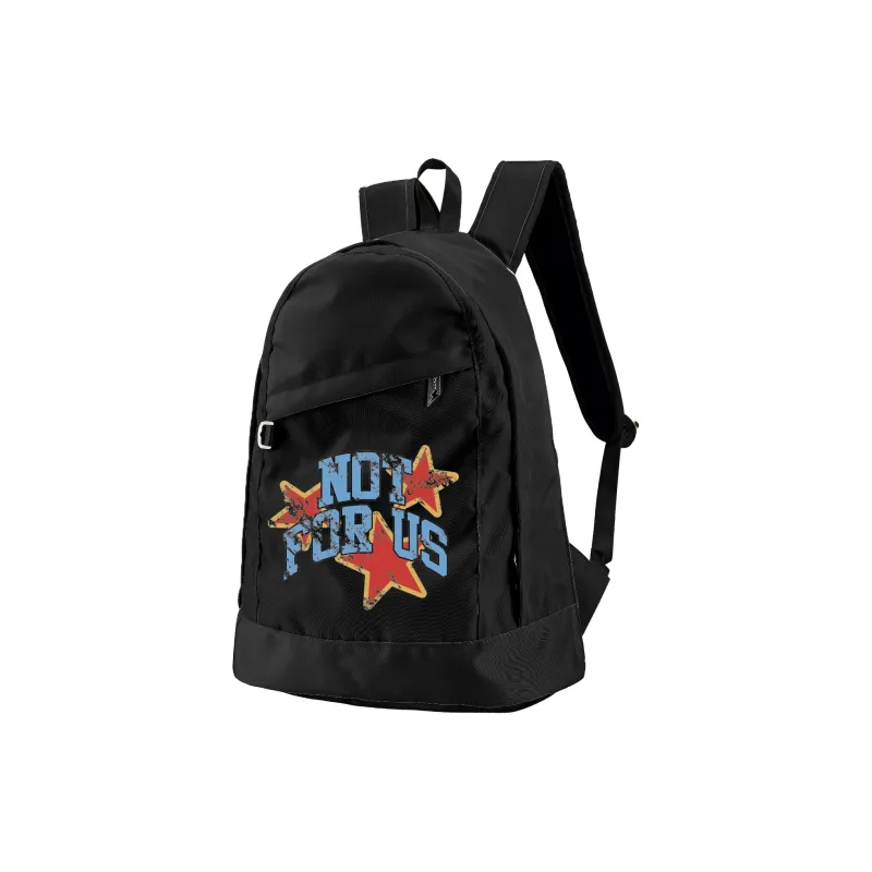 QRST NOT For US Collaboration Polyester Backpack Unisex White-31