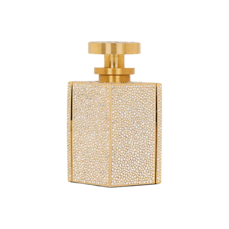 BALMAIN ABS Evening Bag, One Shoulder Clutch Women's Gold-1