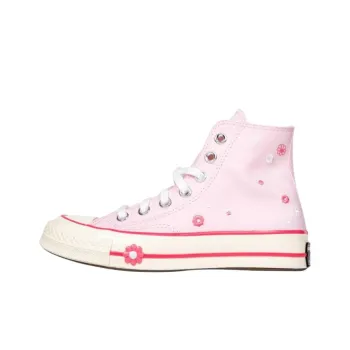 Converse CHUCK TAYLOR Anti Slip Wear Resistant High Top Canvas Shoes Women's Pink