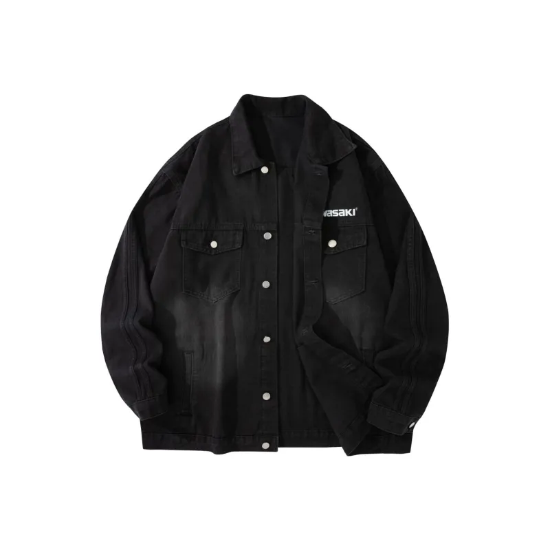 Kawasaki Denim Jackets Unisex-5