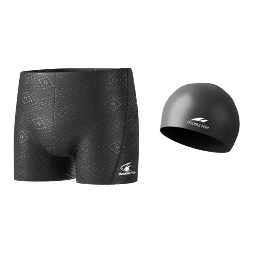 DOUBLEFISH Swimming Sets Polyester, Elastane, Silicone Seaside, Swimming Pool, Training Men's