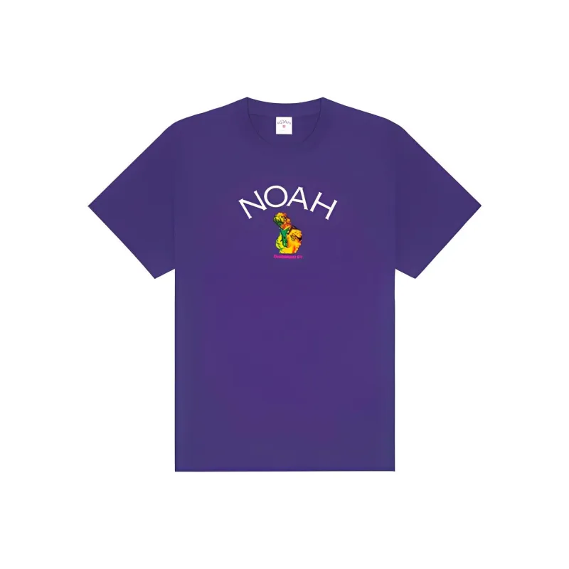 NOAH X New Order Core Logo T shirt-0