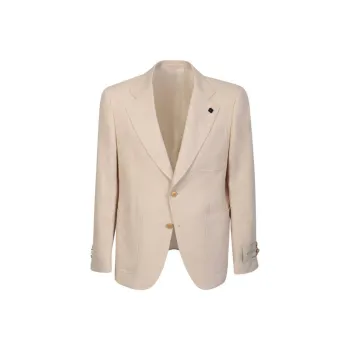 LARDINI Single breasted Cotton blend Blazer