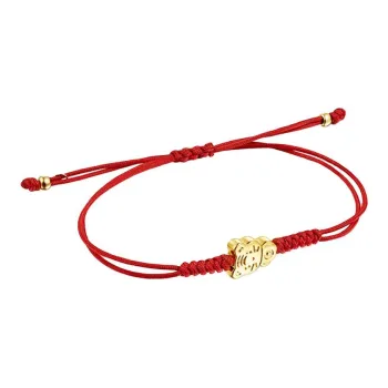 TAOSIXIONG Alloy, Silver Plated, Gold Plated 18K Gold, Nylon Bracelets Unisex Gold