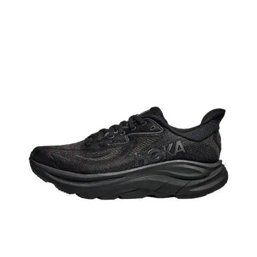 HOKA ONE ONE Anti Slip Wear Resistant Low Top Casual Running Shoes Men's Black