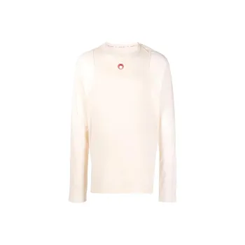 Marine Serre T Shirts Men Ecru