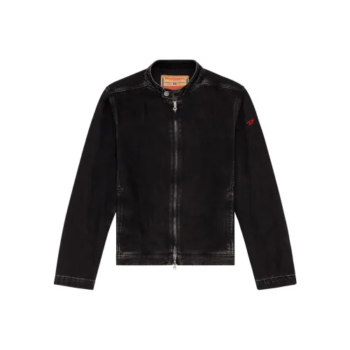 DIESEL D Glory Denim Moto Jacket