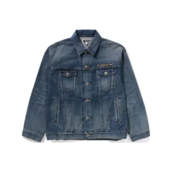 A BATHING APE Damage Denim Jacket