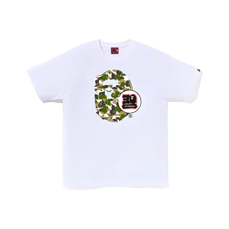 Bape Store Zozotown Bape 30th Anniversary Ape Head Tee Set-1