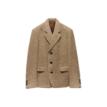 PRADA Single-breasted Wool Jacket