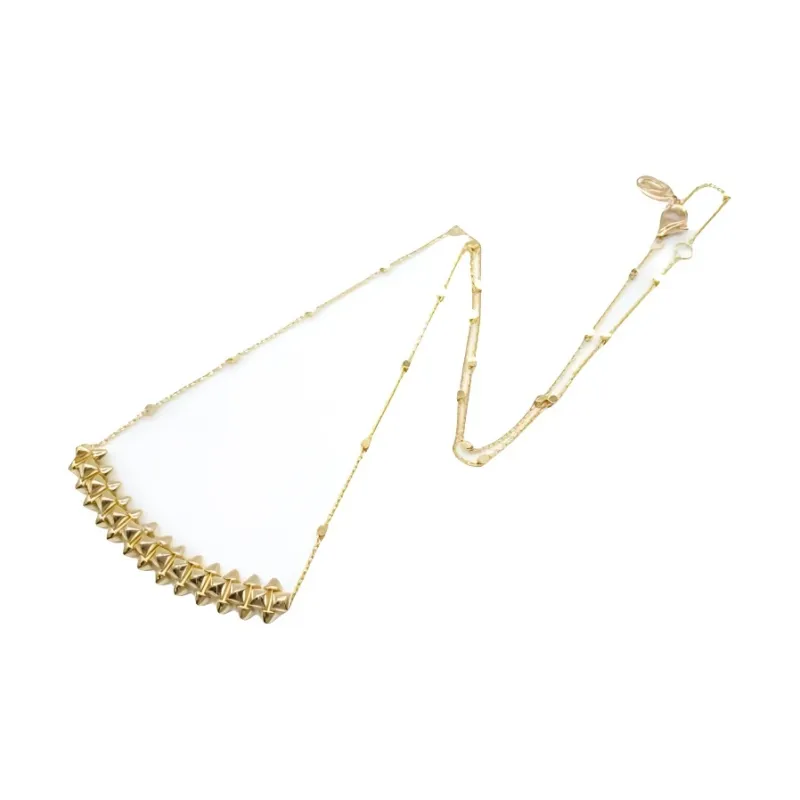 Cartier 2010s 18kt Rose Gold Clash De Cartier Necklace-1