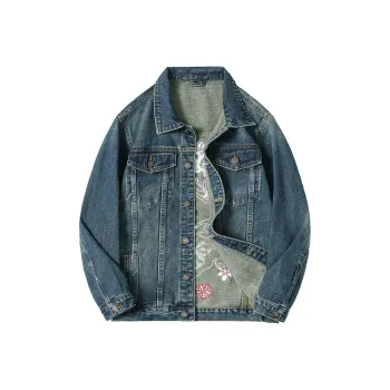 SANTASTIC Denim Jacket Men's Vintage Blue