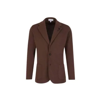 LARDINI Brooch detail Single breasted Blazer