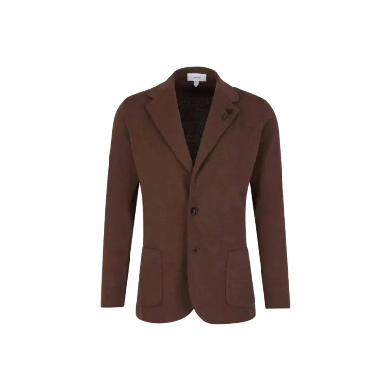 LARDINI Brooch detail Single breasted Blazer-0