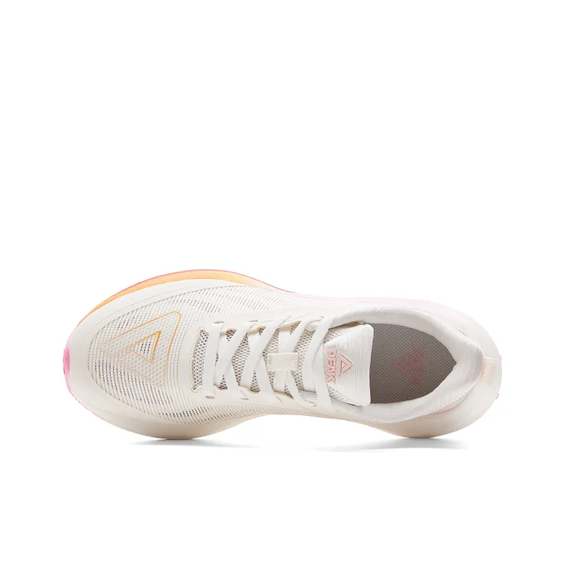 PEAK Aero Wind 2.0 Low Top Running Shoes Women's White Pink Orange-3