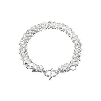 UZIID 999 Fine Silver Bracelets Unisex