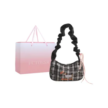 FCTOSSR Nylon Shoulder Bag Women's Black/Pink/Blue