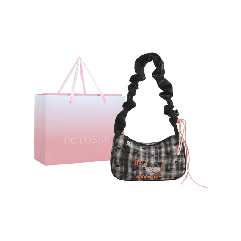FCTOSSR Nylon Shoulder Bag Women's Black/Pink/Blue-0