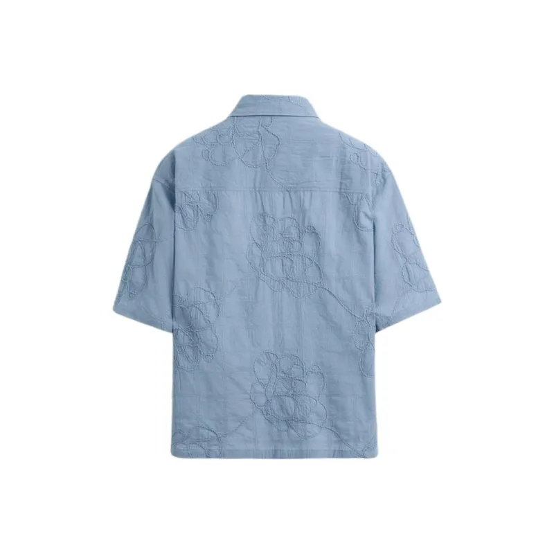 ZARA Shirts Men Light Blue-1