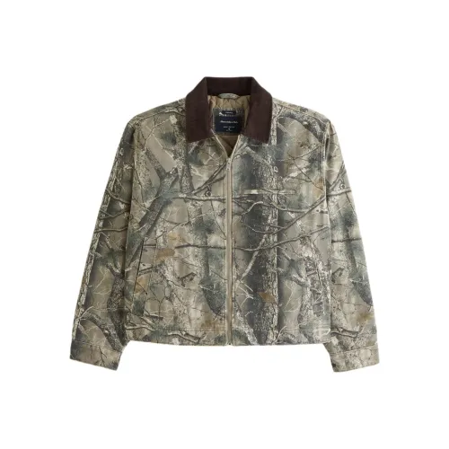 AF londons Coats Men's Brown Camouflage