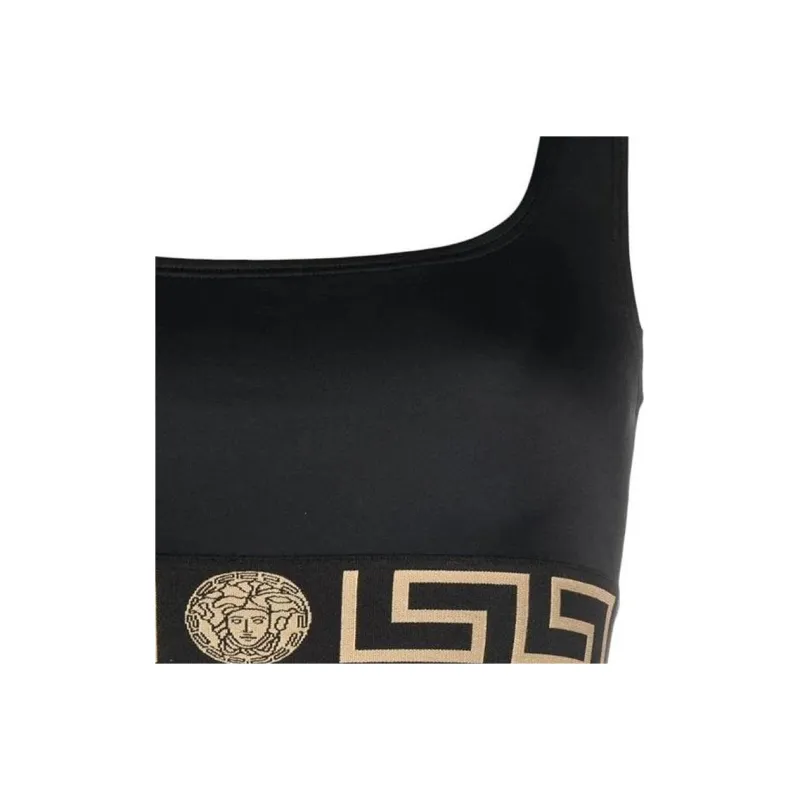 VERSACE Greca motif Bikini Top-2