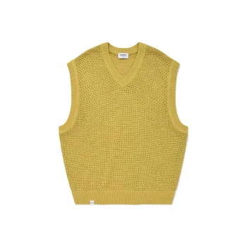 COVERNAT SS24 Vest Men's Light Yellow