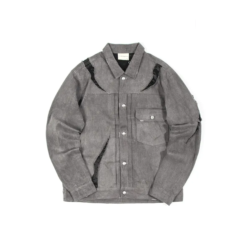 The Last Redemption SS24 Denim Jacket Unisex-4