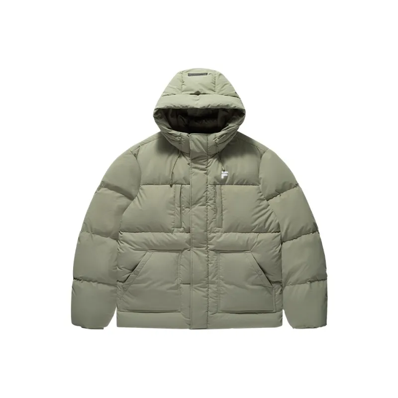 FILA FUSION QRFUSION LIFE Down Jacket Men's Dark Brown Khaki-0