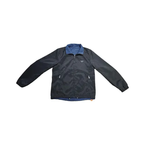 PRADA FW24 Jackets Coats Men's Black