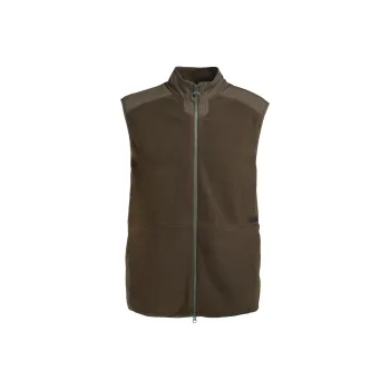 BARBOUR Country Fleece Gilet Vest Men's Brown