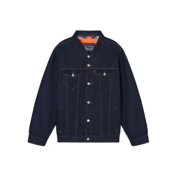 Levis Down Jackets Men Dark Blue