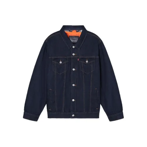 Levis Down Jackets Men Dark Blue