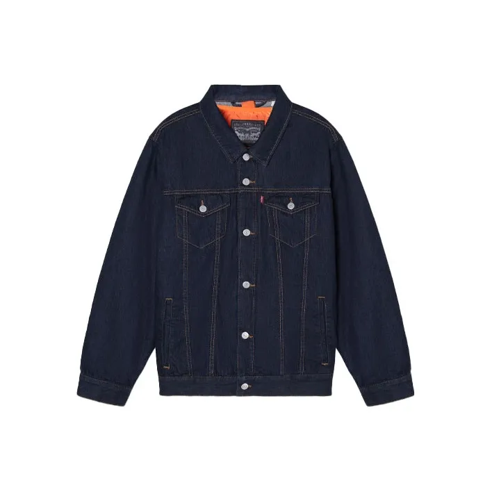 Levis Down Jackets Men Dark Blue-0