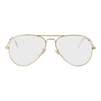 RayBan Metal Aviator Sunglasses Unisex Gold