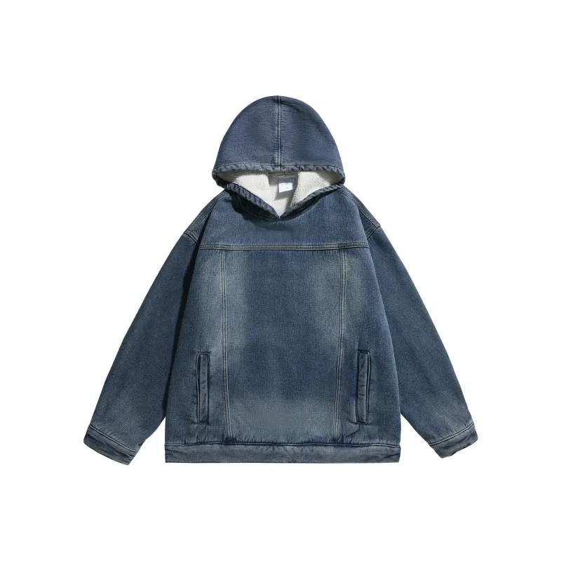 JCUI Denim Jacket Unisex Indigo Purple-21