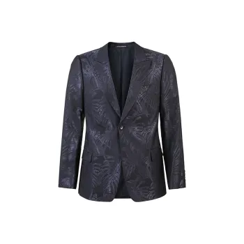 EMPORIO ARMANI SS24 Business Suits Coats Men's Dark Blue