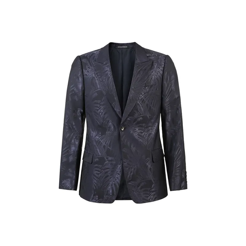 EMPORIO ARMANI SS24 Business Suits Coats Men's Dark Blue-0