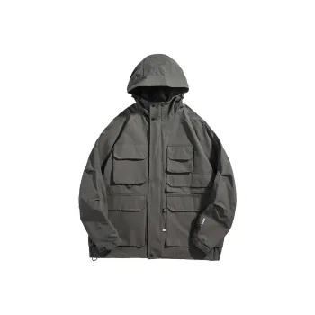 GTRG Jackets Coats Unisex Military Gray