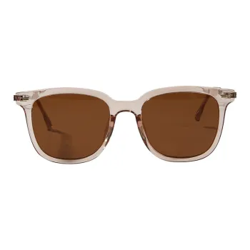 CACUSS Junior Metal TR/Memory Plastic Square Sunglasses Women's