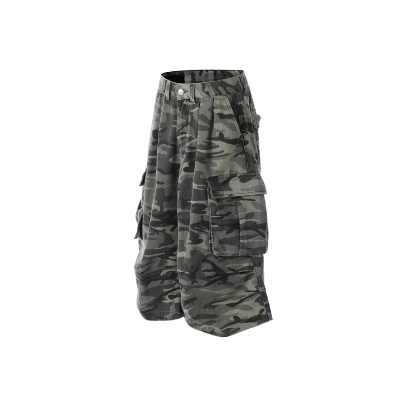 STRUCKCOOL Cargo Shorts Unisex Camouflage-1
