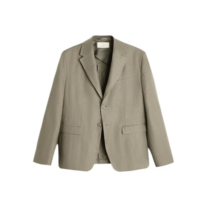 ZARA Business Suit Men's Dark Taupe-0