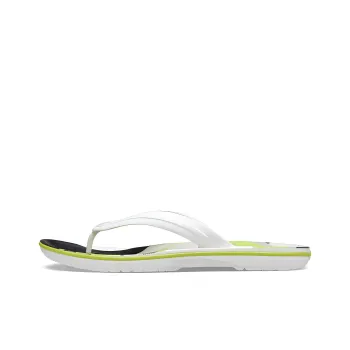 Crocs Crocband Flip Flops 'White Green Black'
