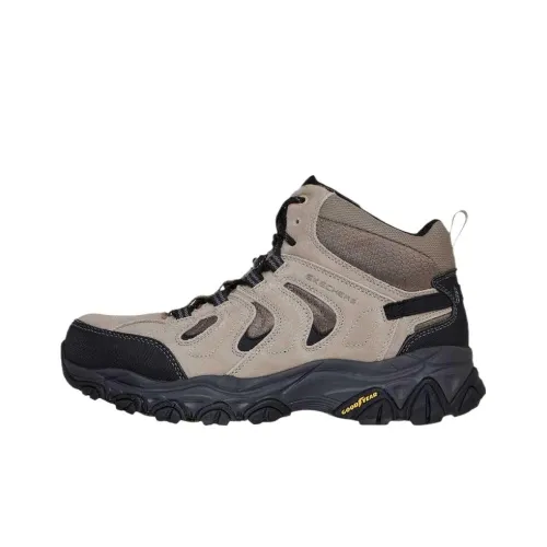 Skechers After Burn High Top Hiking Shoes Men's Umber