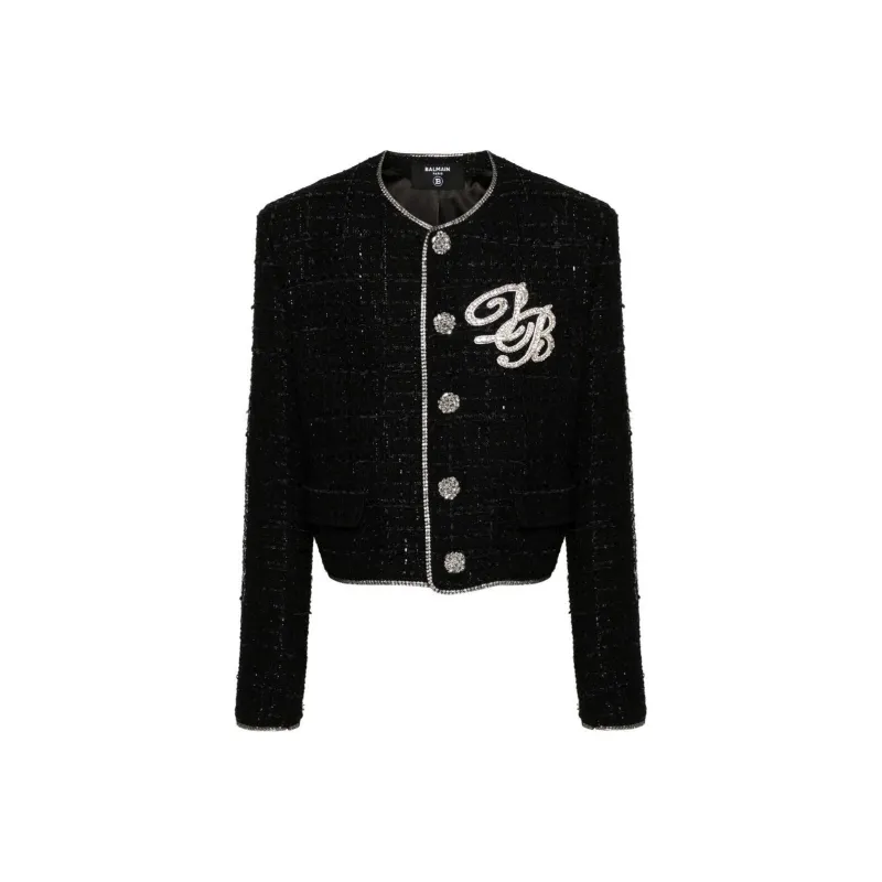BALMAIN Jackets Coats Men's Black-0