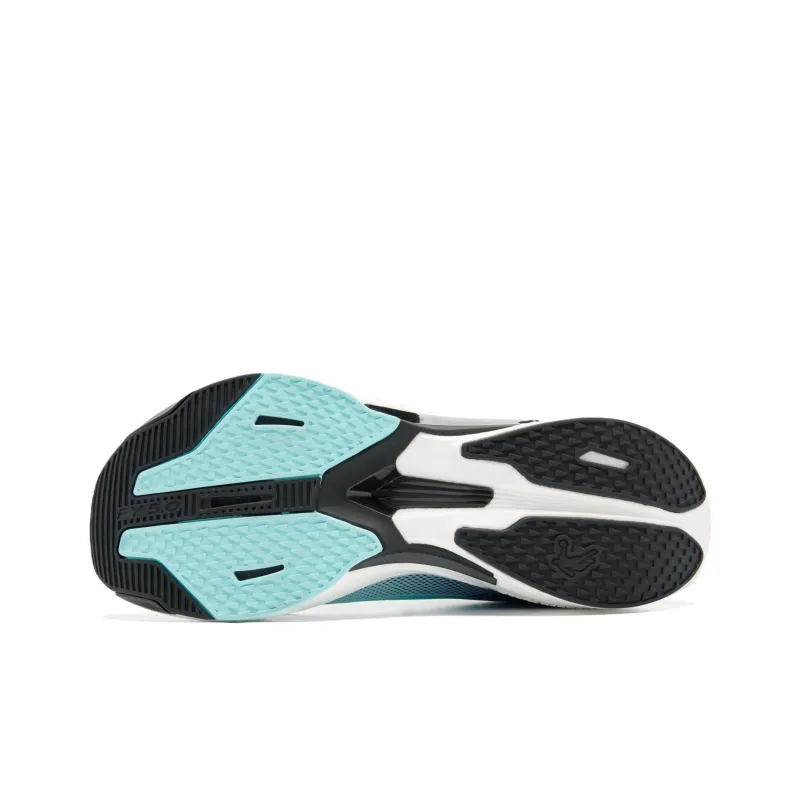 QIAODAN Wear-resistant Non-slip And Breathable Low-Top Sprint Long Distance Running Running Shoes Men's White Blue-4